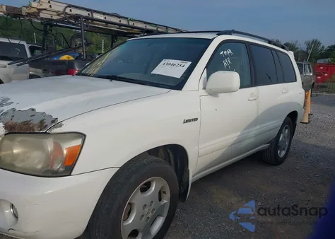 2004 Toyota Highlander Limited V6 from USA, damaged, VIN JTEDP21A040020475